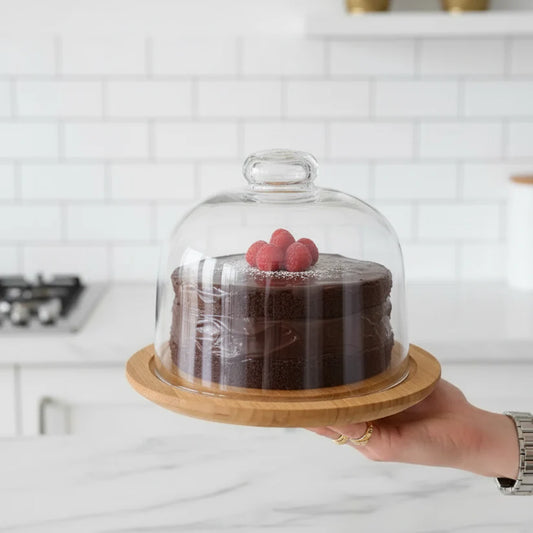 Limon Lavish Wooden Serving Dome