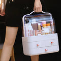 3-Drawer Portable Cosmetic Storage Box – Waterproof & Dustproof Makeup Organizer - Pleco Houseware