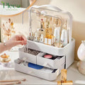 3-Drawer Portable Cosmetic Storage Box – Waterproof & Dustproof Makeup Organizer - Pleco Houseware
