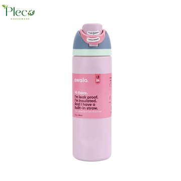 Owala FreeSip 24oz Water Bottle - Pink Skies
