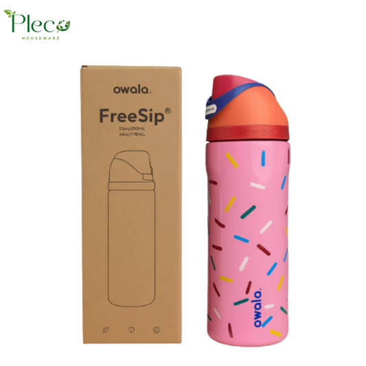 Owala FreeSip 24oz Water Bottle - Pink Sprinkles