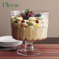 Trifle Bowl Large 3 Liter | Clear Serving & Dessert Bowl | Elegant Tableware - Pleco Houseware
