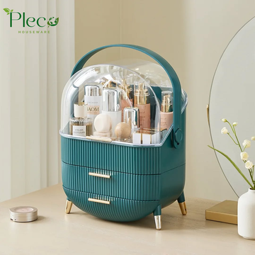 Large Cosmetic & Jewelry Storage Box | Brunswick Green