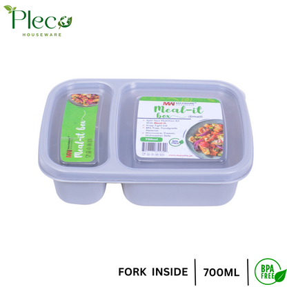 Meal-It Lunch Box 1000ml – BPA-Free, Leakproof & Food Grade for Office & School - Pleco Houseware