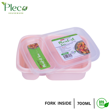 Meal-It Lunch Box 1000ml – BPA-Free, Leakproof & Food Grade for Office & School - Pleco Houseware