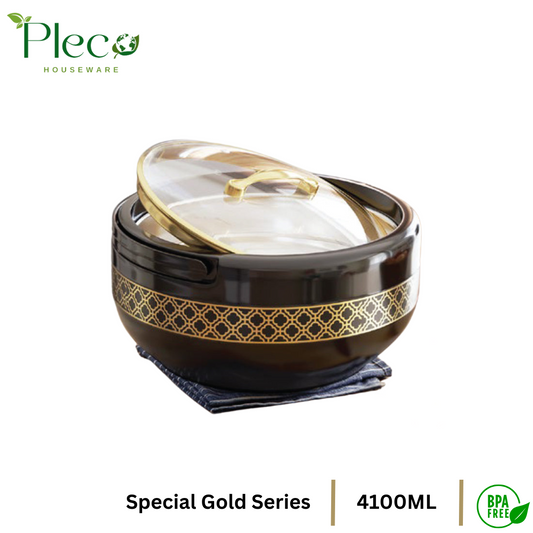 Brighton Gold Hotpot 4100ml – Premium Insulated Food Warmer - Pleco Houseware