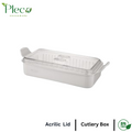 Cutlery Box With Lid | Cutlery Tray - Pleco Houseware