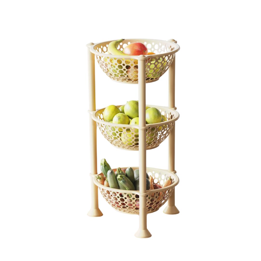 Vegetable stand - Beige - Pleco Houseware