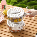 Multifunctional Folding Drain Basket – Double-Layer Kitchen Colander with Handle - Pleco Houseware