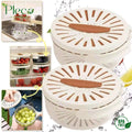 Multifunctional Folding Drain Basket – Double-Layer Kitchen Colander with Handle - Pleco Houseware