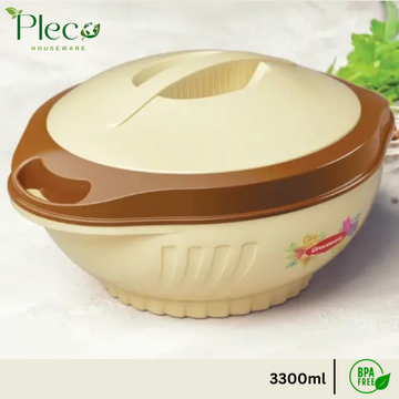 Hotpot | Insulated Hotpot | Food Warmer - Beige - Pleco Houseware