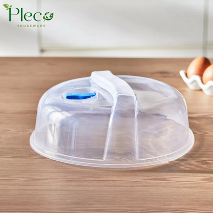 Microwave Cover | Microwave Splatter Cover | Microwave Food Cover | Anti-Splatter with Steam Vents - Pleco Houseware