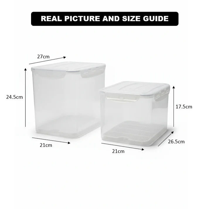 UltraGuard Airtight Storage Box - Pleco Houseware