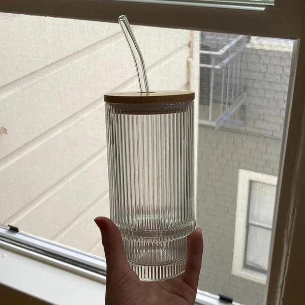 Spill Proof Glass Tumbler Mug - Pleco Houseware