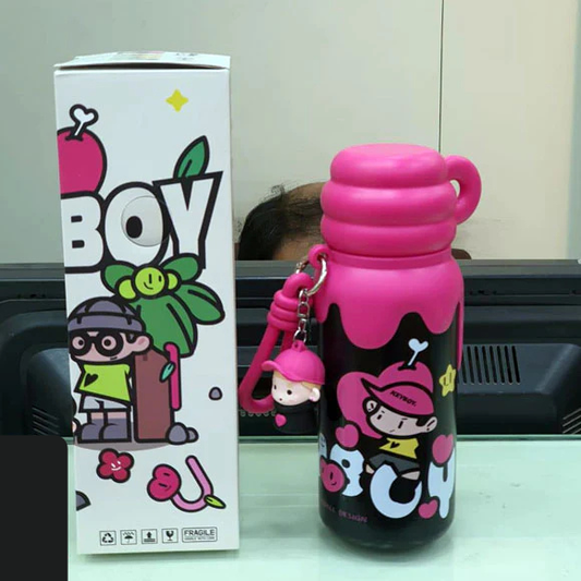 Key Boy Cute Thermos Water Bottle – 550ML