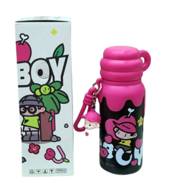Key Boy Cute Thermos Water Bottle – 550ML