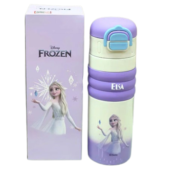 Disney Frozen Elsa Comfy Grip Premium Thermos Bottle – 520ML - Pleco Houseware