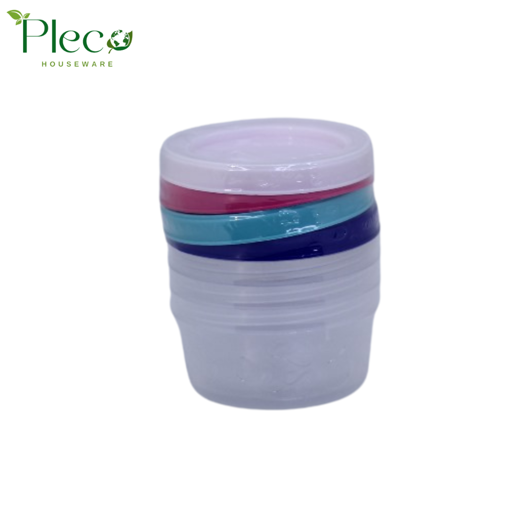 Mini Food Storage Containers | 4 in 1 bowl set | BPA Free Food Container