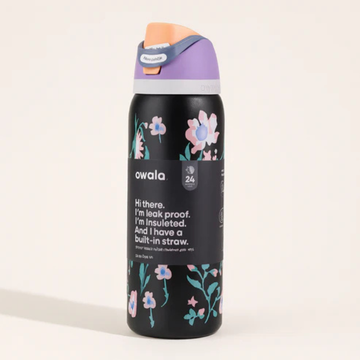 Owala FreeSip Water Bottle 24oz Floral - Pleco Houseware
