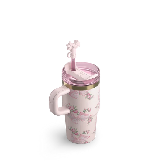 Stanley Holiday Quencher 20oz Rosa Pink