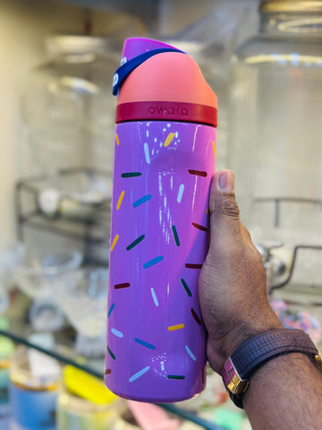 Owala FreeSip 24oz Water Bottle – Purple Sprinkles - Pleco Houseware