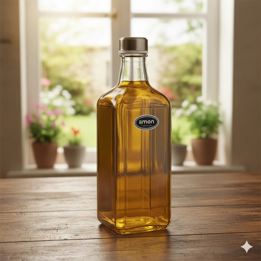 Aurora 1L Glass Hydration Bottle - Pleco Houseware