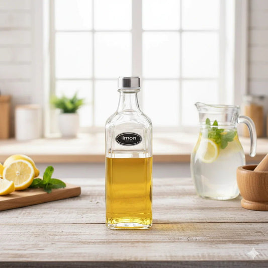 Aurora 1L Glass Hydration Bottle - Pleco Houseware