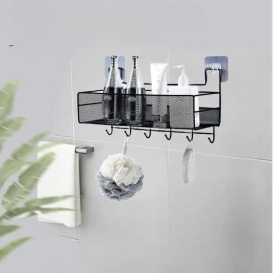SELF ADHESIVE IRON SHELF WITH HOOK
