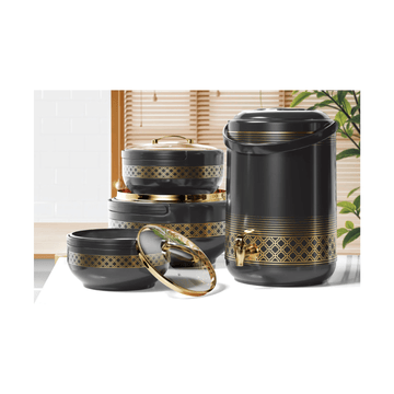 Brighton Hotpot Gold Gift Pack | Black - Pleco Houseware