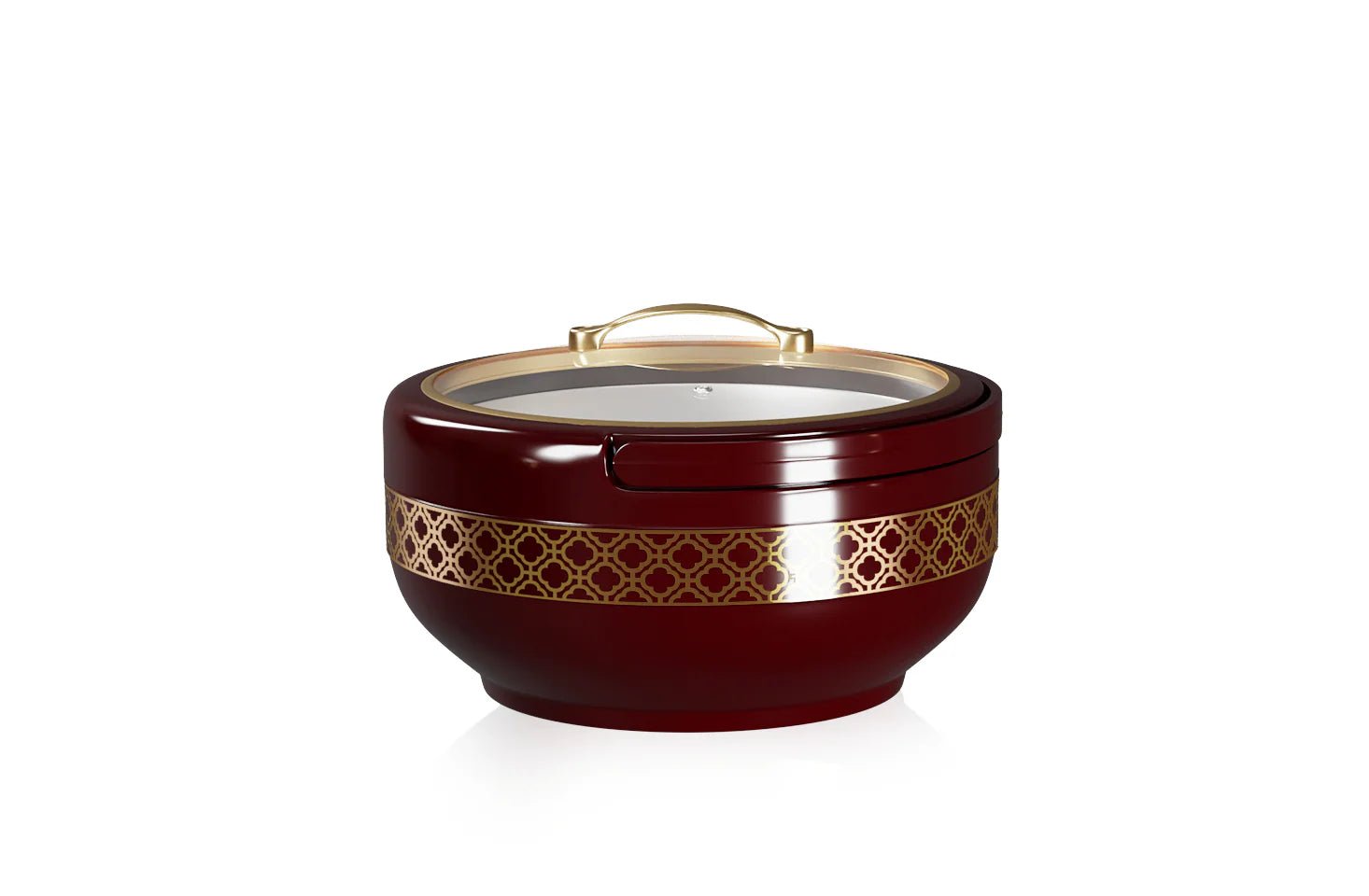 Brighton Hotpot Gold Maroon Set of Three - Pleco Houseware