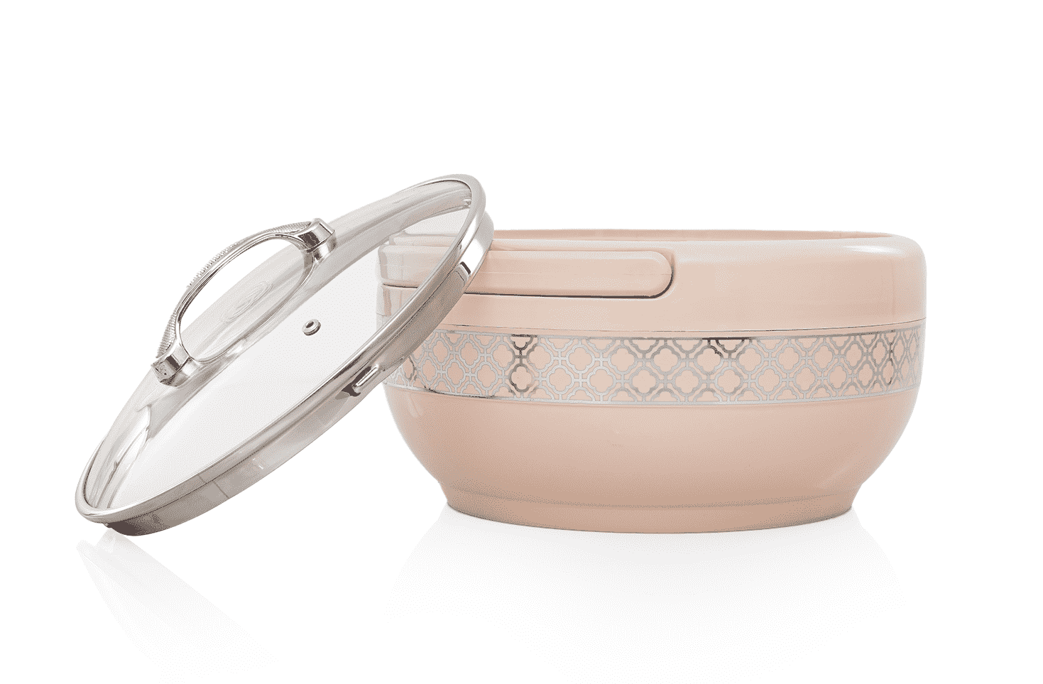 Brighton Large Hotpot Silver – Beige - Pleco Houseware