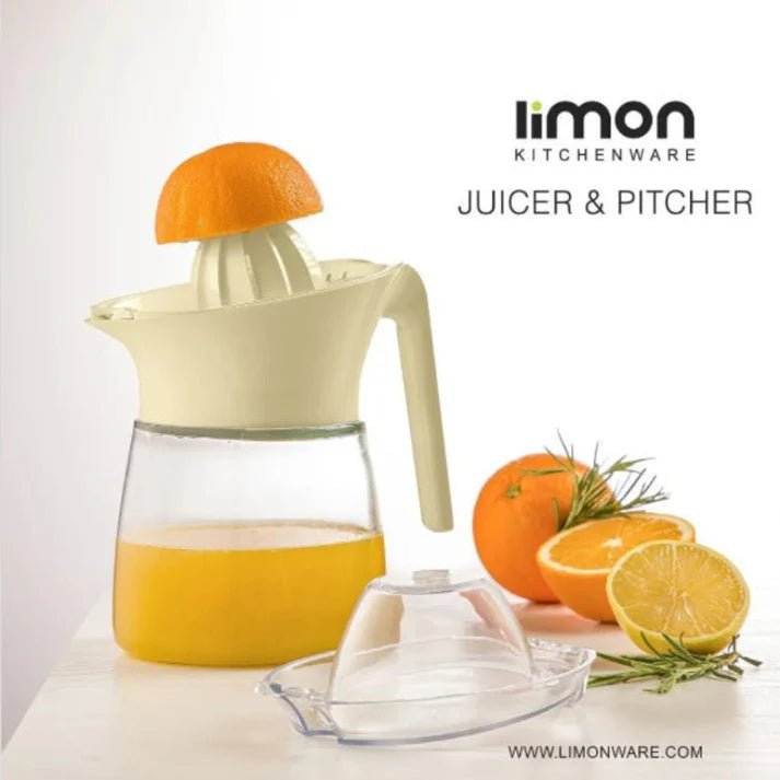 CitrusEase 2‑in‑1 Glass Juicer Pitcher - Pleco Houseware