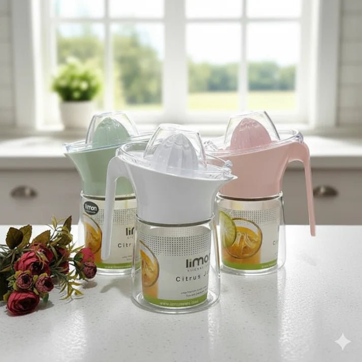 CitrusEase 2‑in‑1 Glass Juicer Pitcher - Pleco Houseware