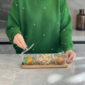 Classic Trio Glass Snack Server Rack - Pleco Houseware