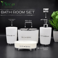Complete Bathroom Sink Set – Soap Dispenser, Soap Case, Brush & Toothpaste Holder | Buy Bath Set in Pakistan - Pleco Houseware