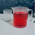 CrystalServe Ribbed Pitcher Set - Pleco Houseware