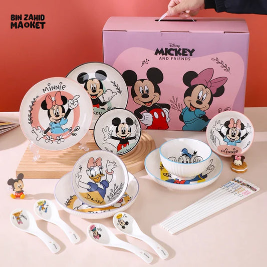 Disney 8-Piece Tableware Gift Set – Donald Duck & Daisy Duck Set