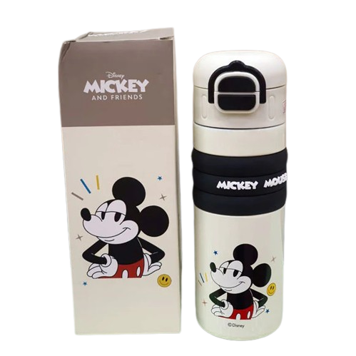Disney Mickey Mouse Comfy Grip Premium Thermos Bottle – 520ML - Pleco Houseware