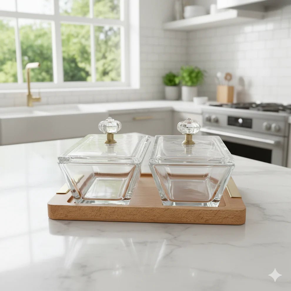 DuoDelight Snack Server Set - Pleco Houseware