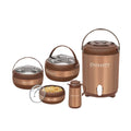 Dynasty Classic 5 - Piece Insulated Hotpot Set with Water Cooler and Thermos Flask - Pleco Houseware