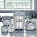 Dynasty Sigma 5 - Piece Insulated Hotpot Set with Water Cooler and Thermos Flask - Pleco Houseware