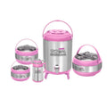 Dynasty Sigma 5 - Piece Insulated Hotpot Set with Water Cooler and Thermos Flask - Pleco Houseware