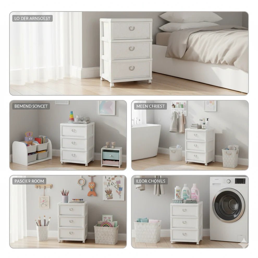 EleganTower 3‑4 Tier Drawer Organizer - Pleco Houseware