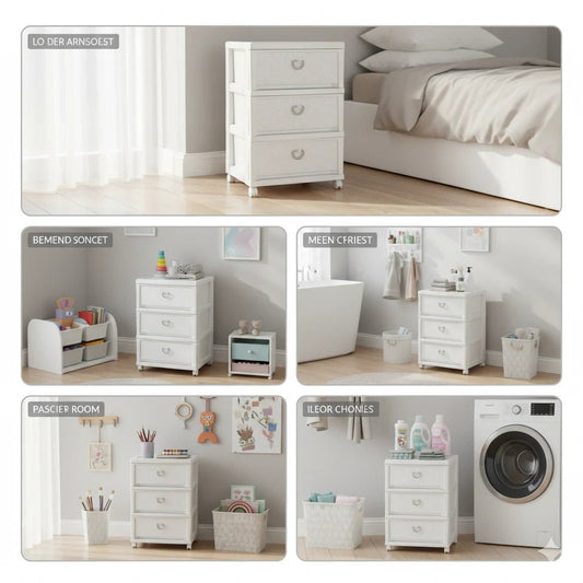 EleganTower 3‑4 Tier Drawer Organizer - Pleco Houseware