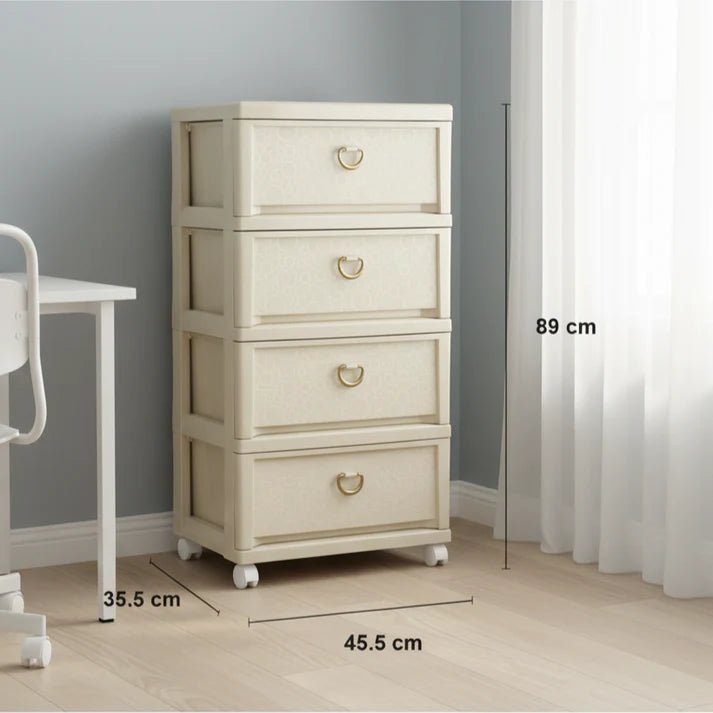 EleganTower 3‑4 Tier Drawer Organizer - Pleco Houseware