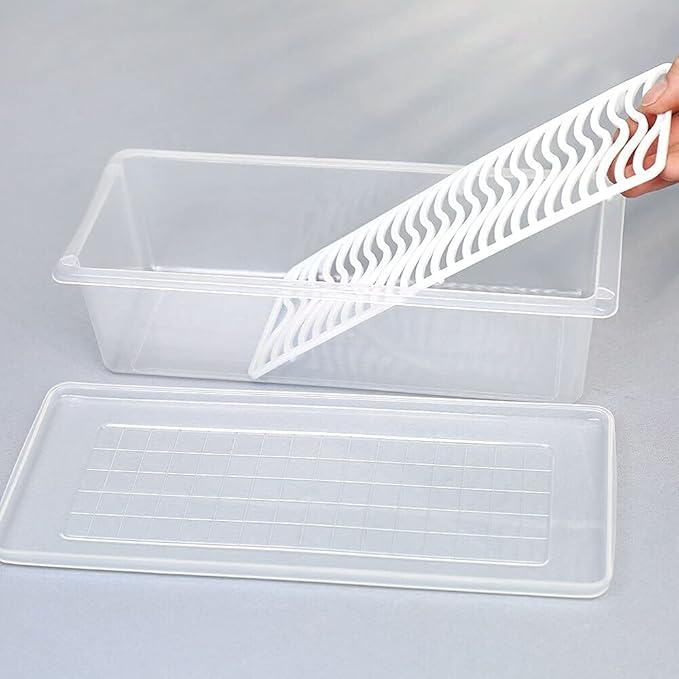 Fridge Food Container – BPA - Free Airtight Storage Box for Fresh Food & Meal Prep - Pleco Houseware