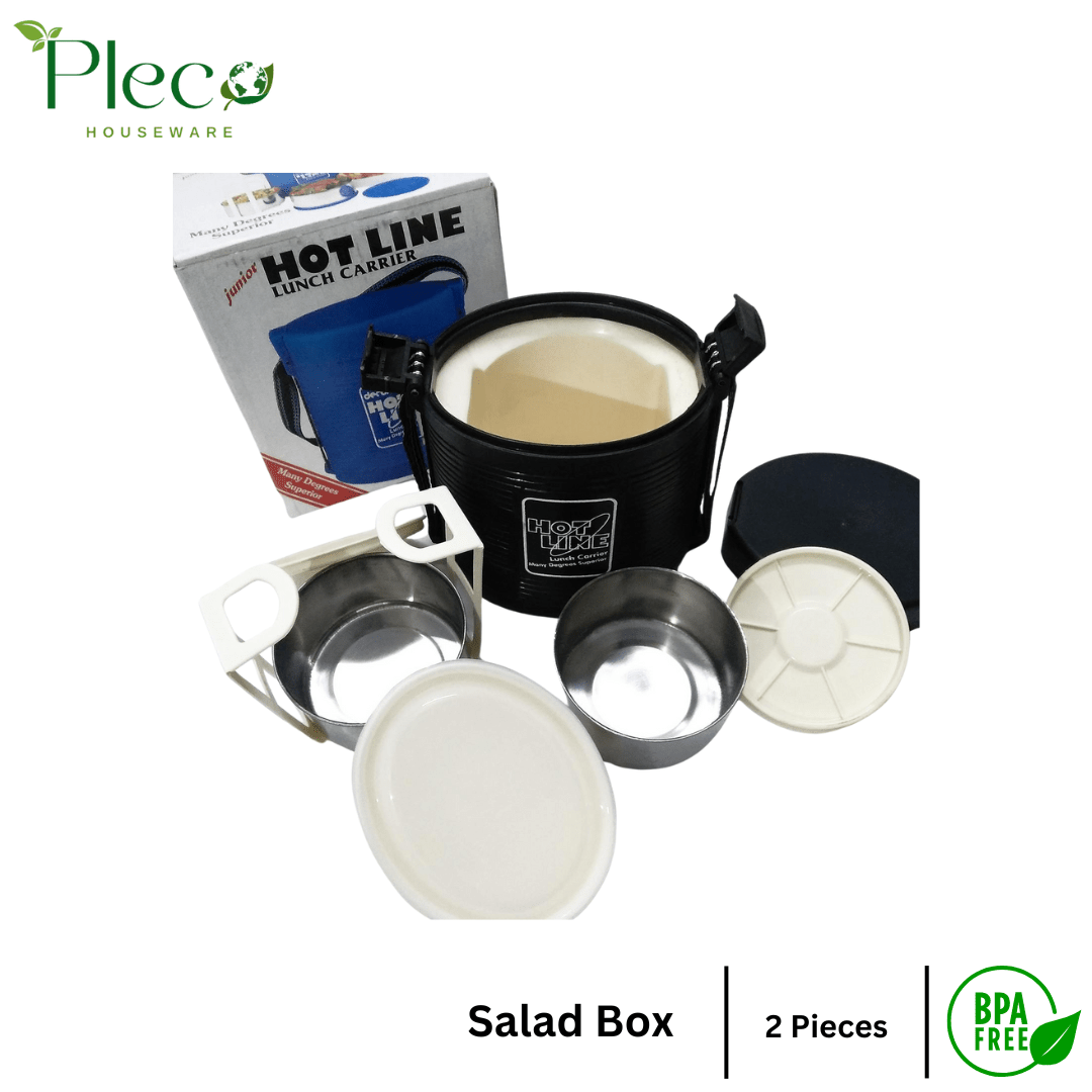 HOTMASTER 2+1 Layer Tiffin Insulated Travelling Office Lunch Box - Pleco Houseware