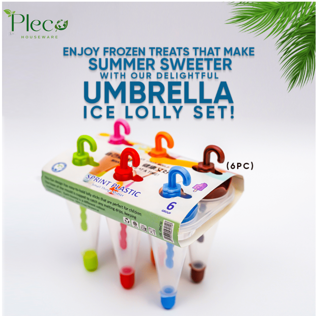 Ice Cream Maker | Ice Lolly Molds Set | Kulfi Maker Plastic - Pleco Houseware