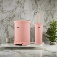 2-Pcs Dustbin & Brush Set