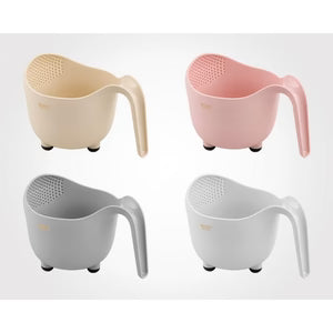 Wash Bowl with Built‑in Drainer - Pleco Houseware